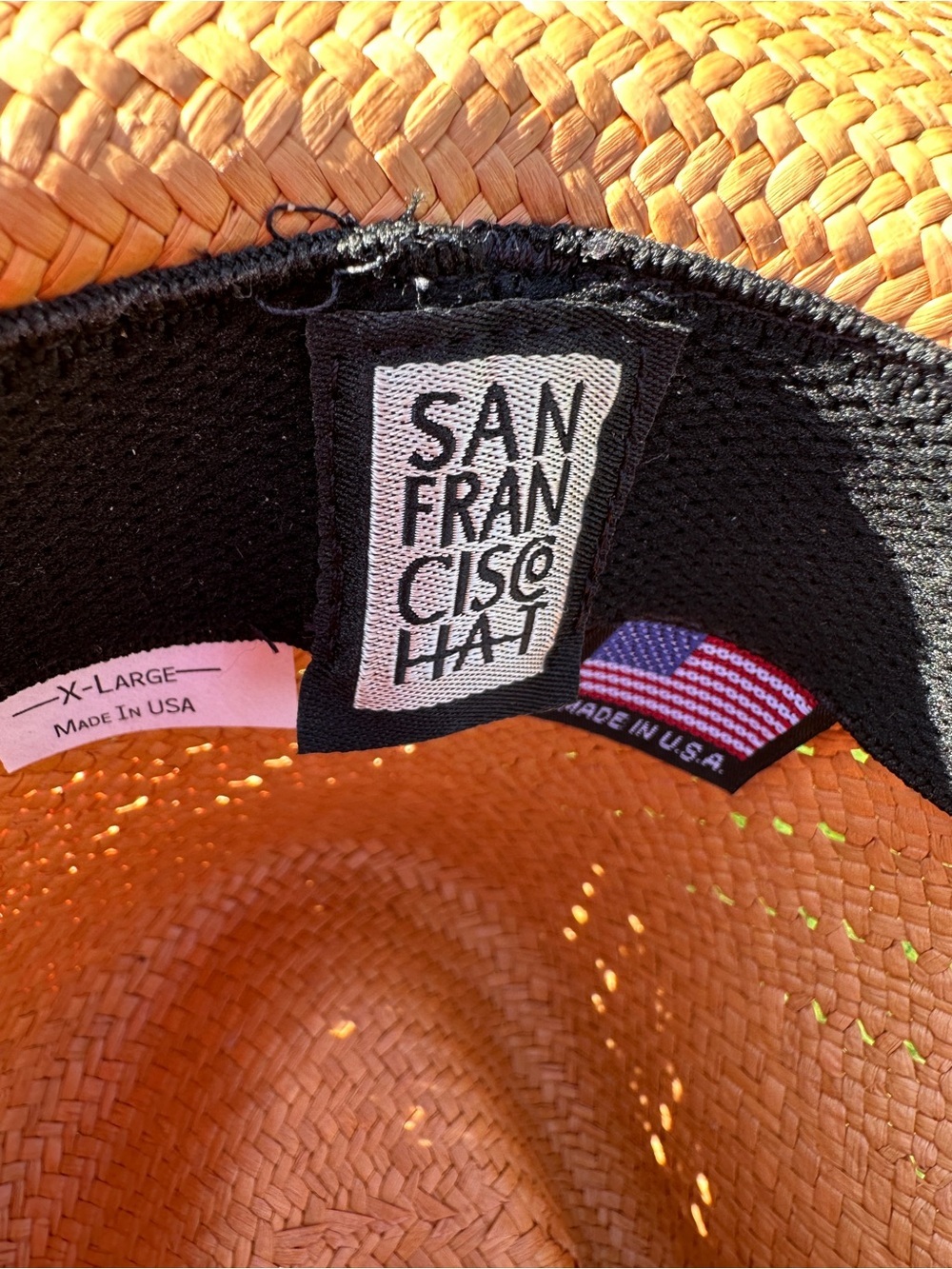 San Francisco hat co  straw Panama fedora hat with SPF 50 - Picture 5 of 13